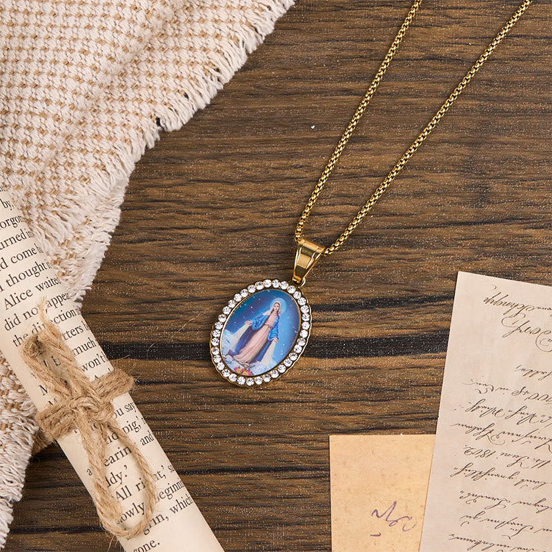 Divine Grace with the Miraculous Medal Necklace-A Testament to Faith