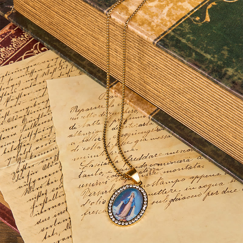 Divine Grace with the Miraculous Medal Necklace-A Testament to Faith