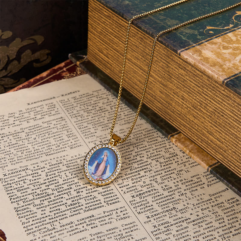 Divine Grace with the Miraculous Medal Necklace-A Testament to Faith