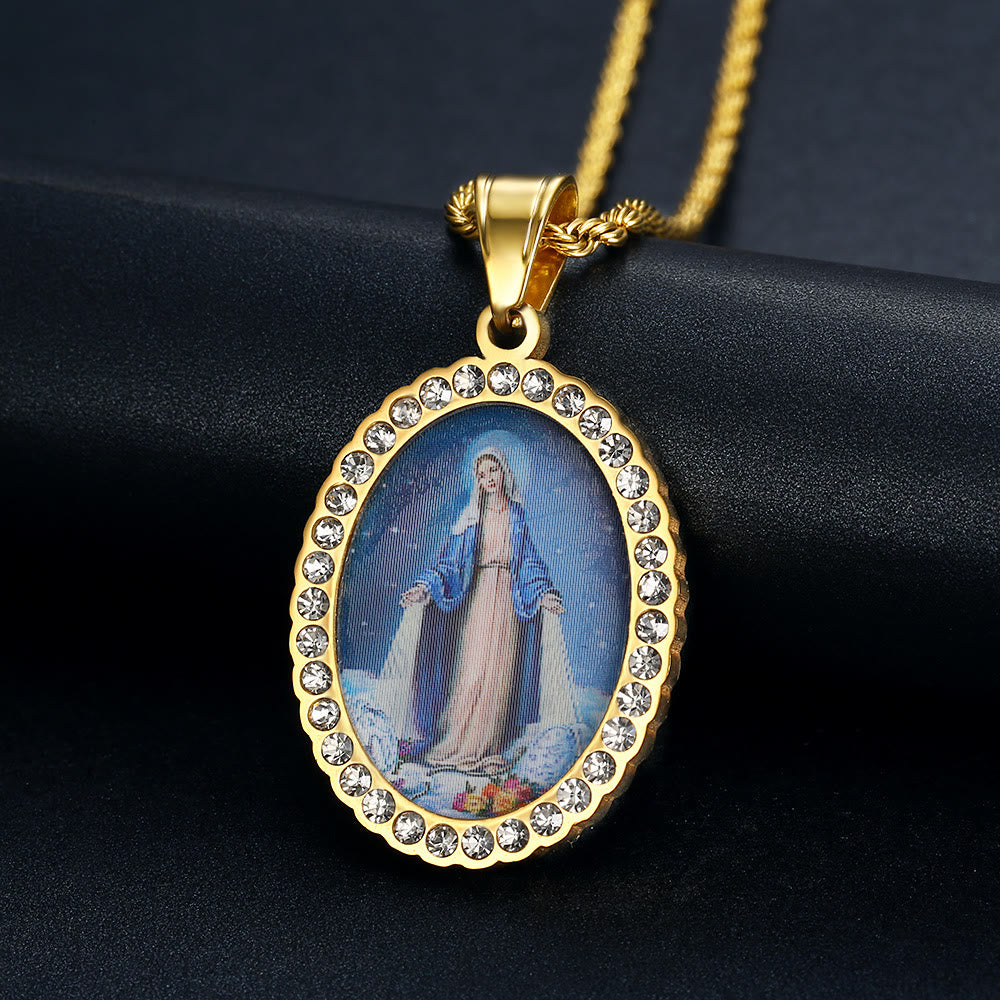 Divine Grace with the Miraculous Medal Necklace-A Testament to Faith