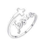 Jesus & Cross Ring