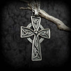 Vintage Trinity Sacred Celtic Cross Necklace