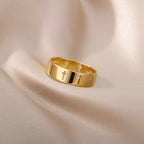 Divine Gold Cross Ring