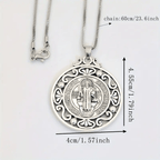 St. Benedict Medal Exquisite Crafted Necklace