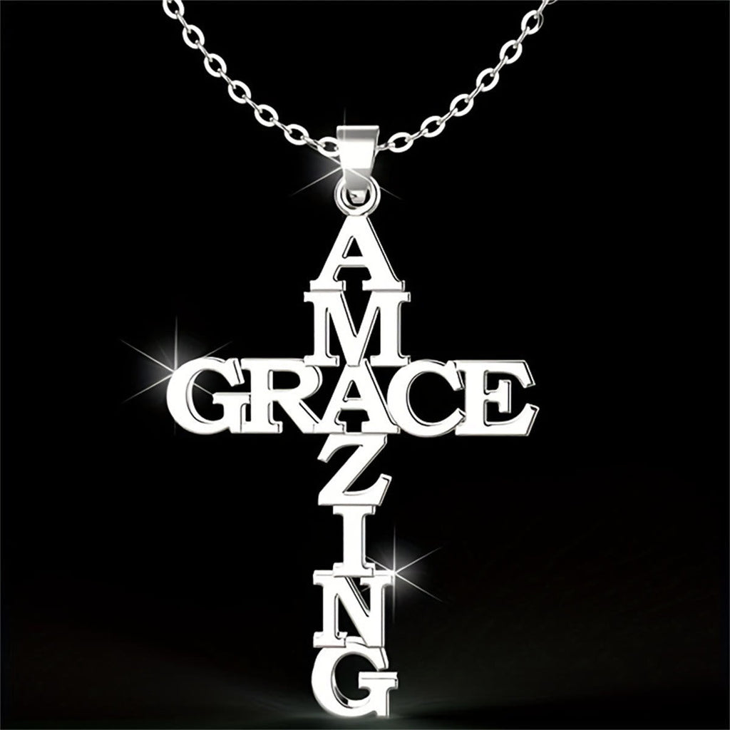 AMAZING GRACE Cross Necklace