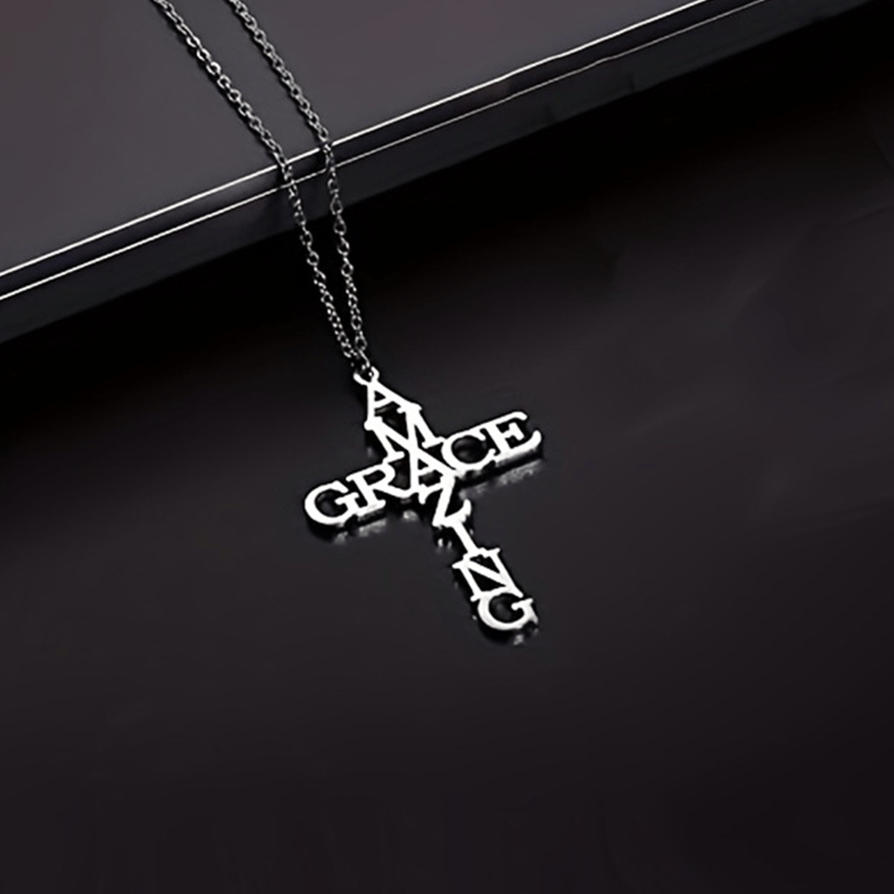 AMAZING GRACE Cross Necklace