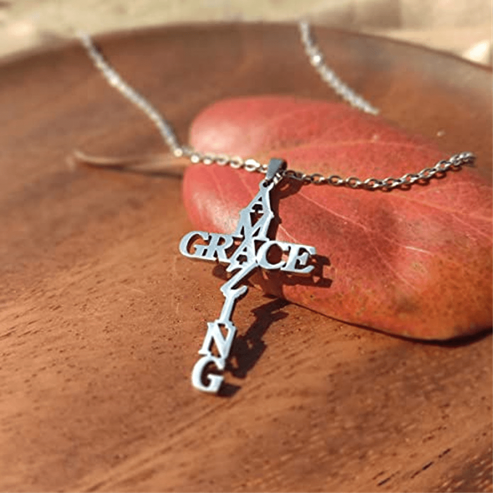 AMAZING GRACE Cross Necklace