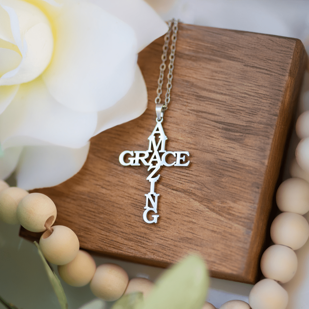 AMAZING GRACE Cross Necklace