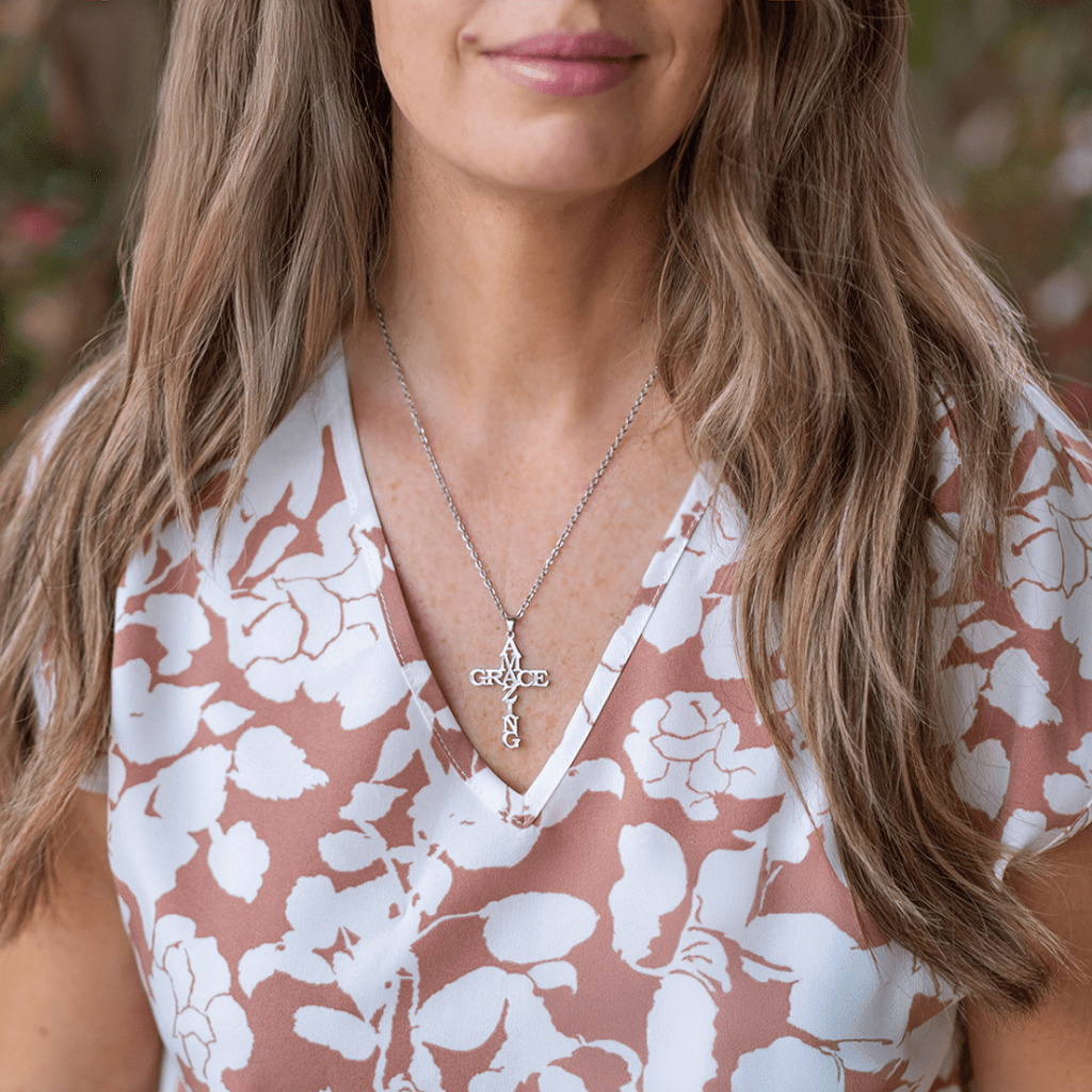 AMAZING GRACE Cross Necklace