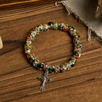Handcrafted Cloisonné Beads Timeless Faith Bracelet