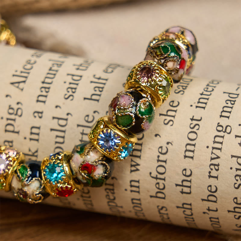 Handcrafted Cloisonné Beads Timeless Faith Bracelet