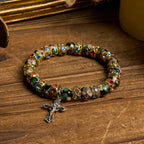Handcrafted Cloisonné Beads Timeless Faith Bracelet