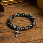 Handcrafted Cloisonné Beads Timeless Faith Bracelet