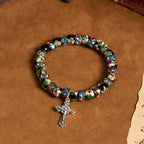 Handcrafted Cloisonné Beads Timeless Faith Bracelet