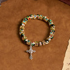 Handcrafted Cloisonné Beads Timeless Faith Bracelet