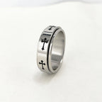 Minimalist Cross Ring