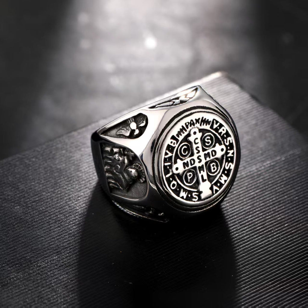 St. Benedict Cross Faith Ring