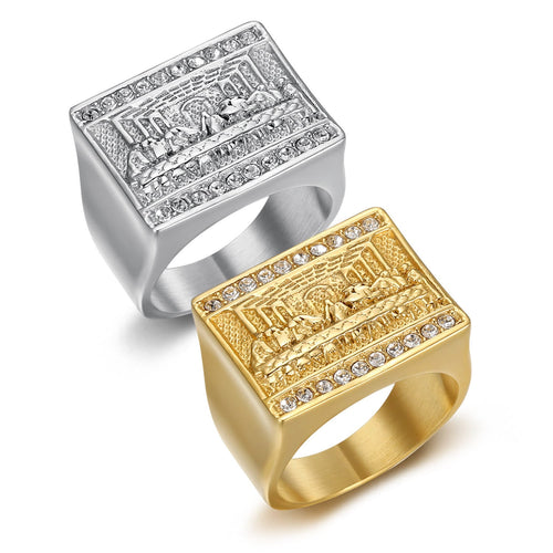 2 Colors Vintage&Classic The Last Supper Ring