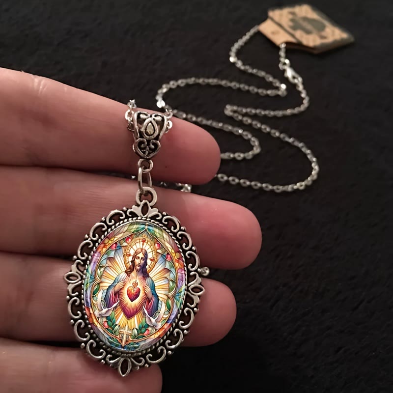 Jesus Sacred Heart Necklace
