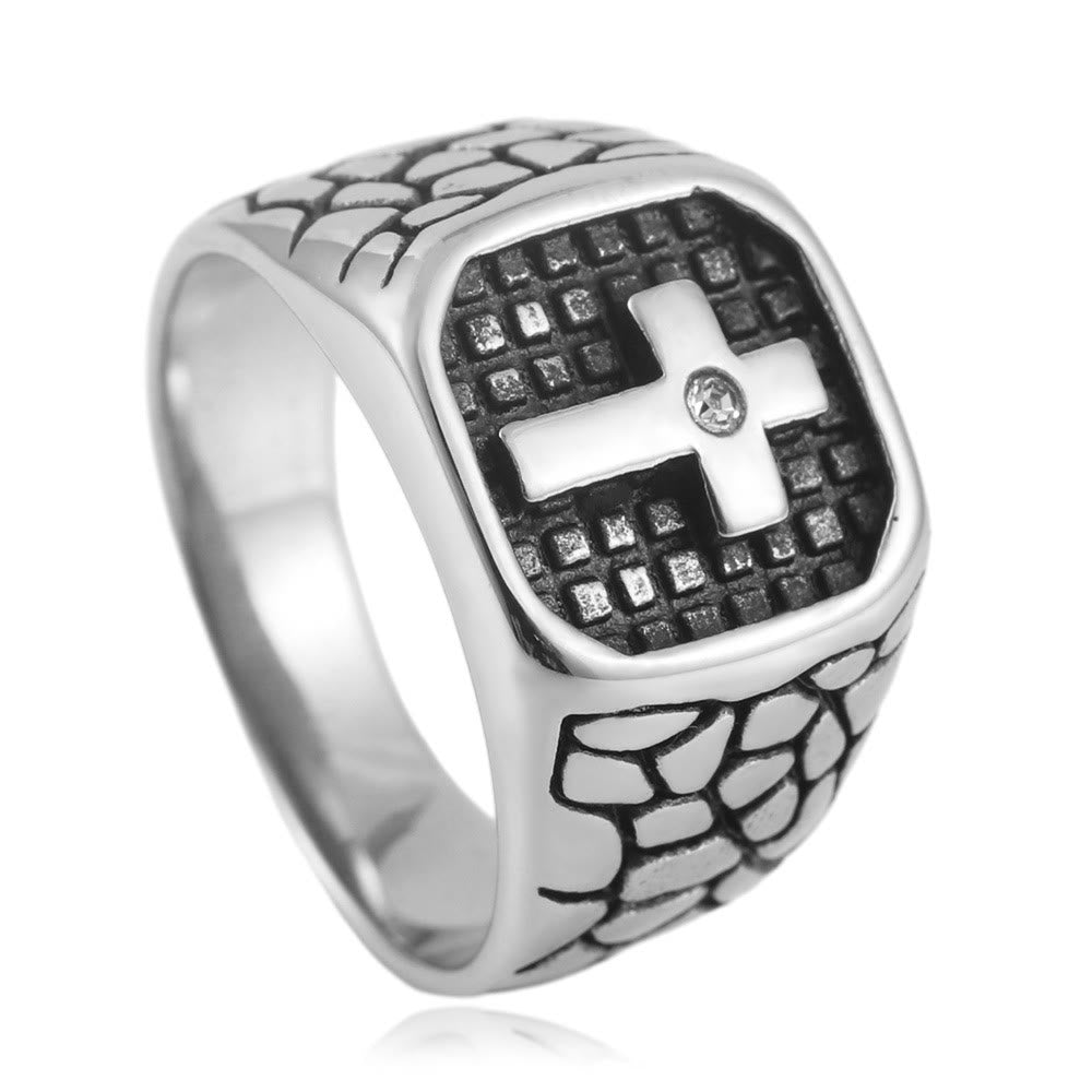 The Modern & Minimalist Cross Ring