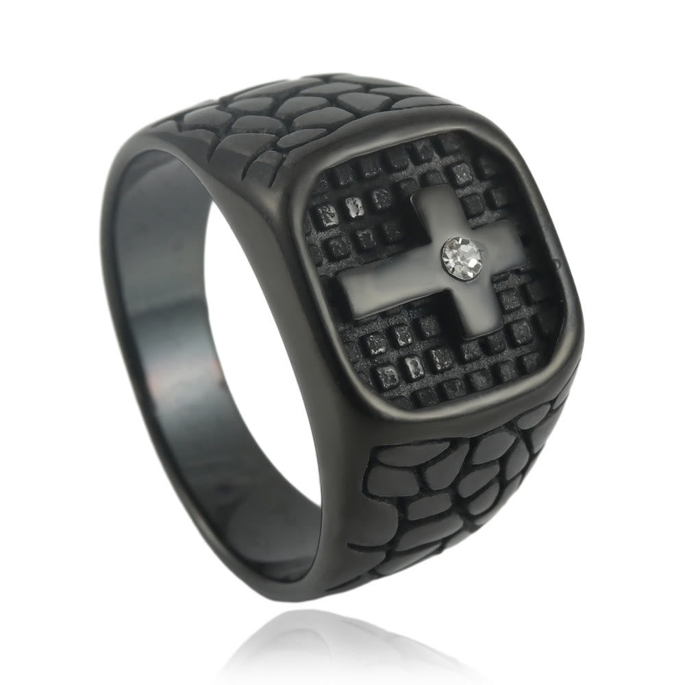 The Modern & Minimalist Cross Ring
