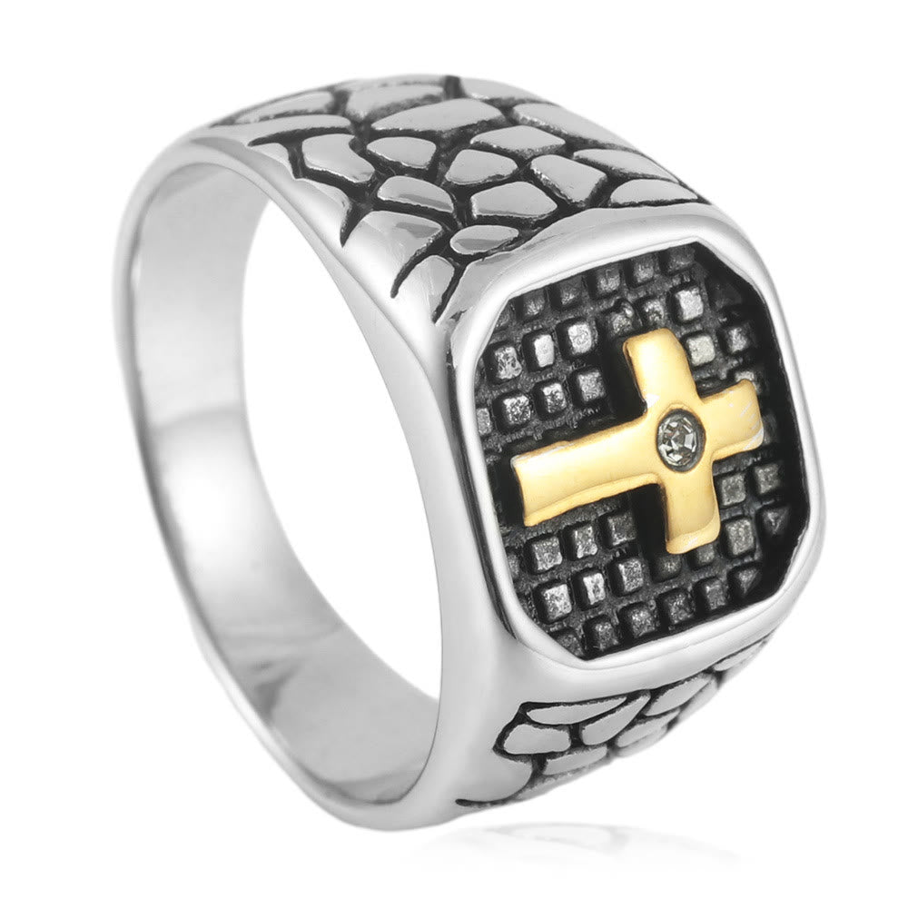 The Modern & Minimalist Cross Ring