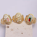 3colors Our Lady of Guadalupe Ring