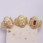 3colors Our Lady of Guadalupe Ring