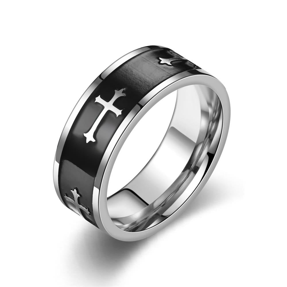 The Modern&Minimalist Style Cross Ring