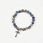 Handcrafted Blue Cloisonné Beads Divine Blessing Bracelet