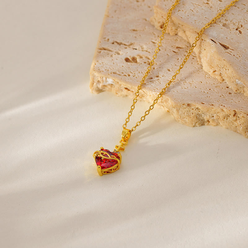 Modern & Minimalist Love Cross Necklace