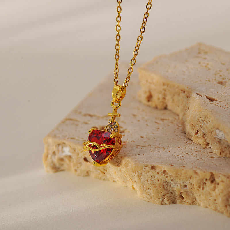 Modern & Minimalist Love Cross Necklace