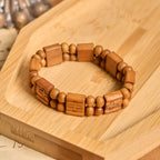 3colors Cross Wooden Bracelet