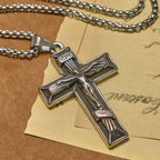 Retro Classic Style Crucifix Pendant Necklace