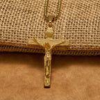 3color Crucifix Pendant Necklace