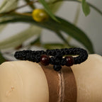 Blue & Black Cross-Knot String Bracelet