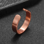Minimalist Jesus Symbol Adjustable Copper Ring