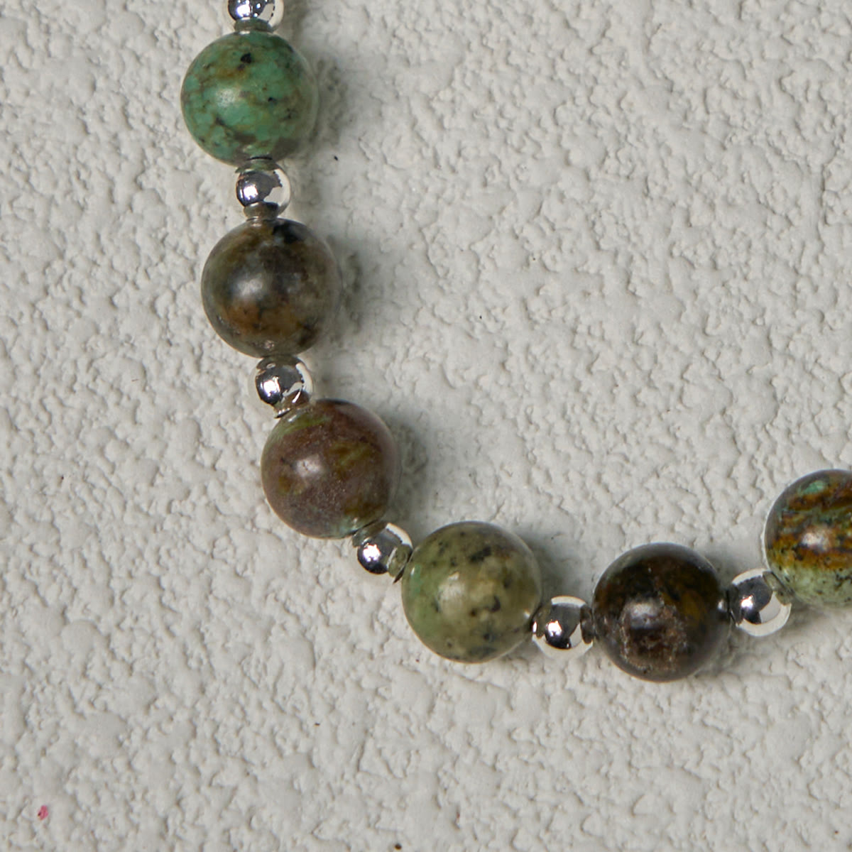 Earthy Spiritual Rosary-Inspired Bracelets with Crucifix and Jerusalem