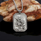Classic Style St. Michael the Archangel Protection Stainless Steel
