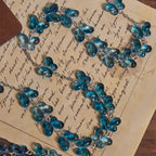 Wings of Devotion Shimmering Blue Butterfly Prayer Bracelet, Animal