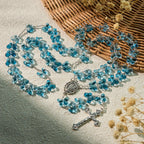 Wings of Devotion Shimmering Blue Butterfly Prayer Bracelet, Animal