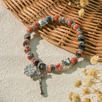 Marbling Agate Calico Cat to Pray with St. Benedict Pet Memorial