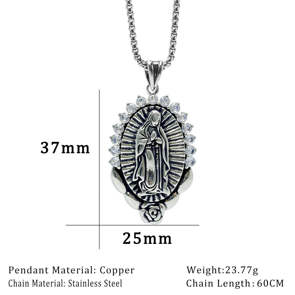 Our Lady Pendant Necklace
