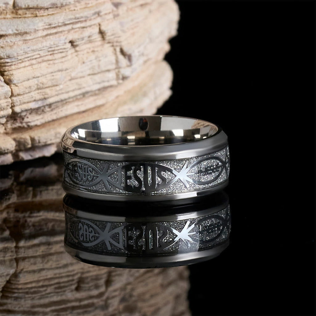 Rustic Stainless Steel Ring