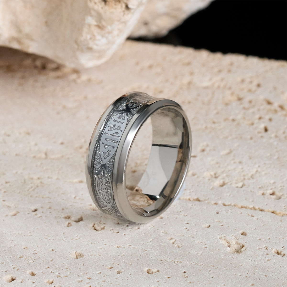 Rustic Stainless Steel Ring
