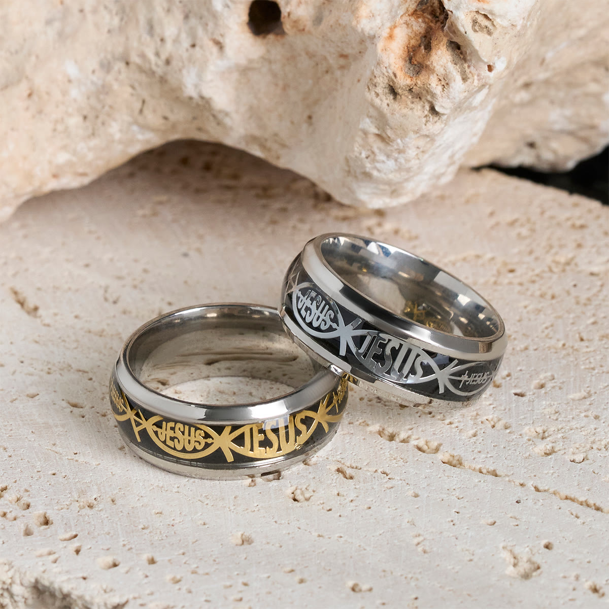 Rustic Stainless Steel Ring