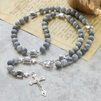 Light Grey Tabby Cat Prayer Rosary
