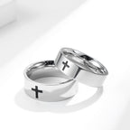 Two-Color Minimalist Cross Rings