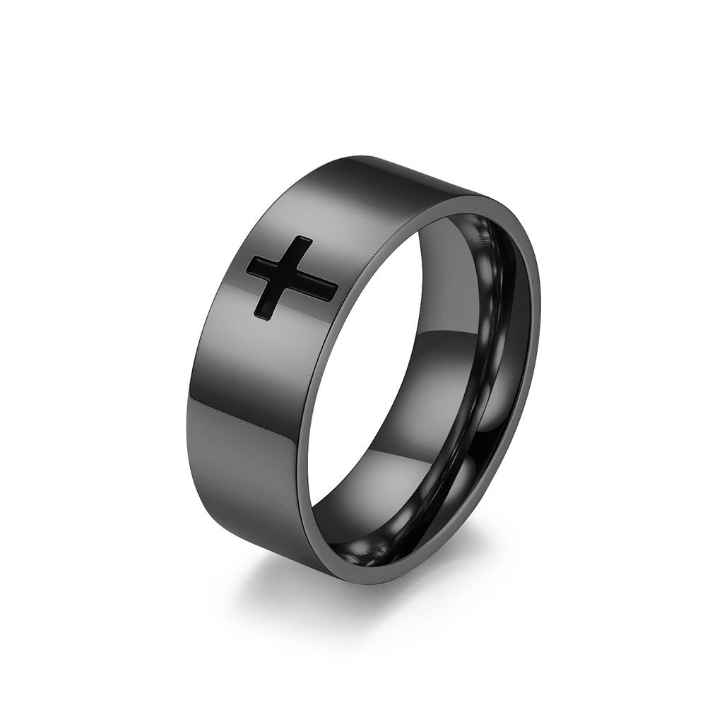 Two-Color Minimalist Cross Rings