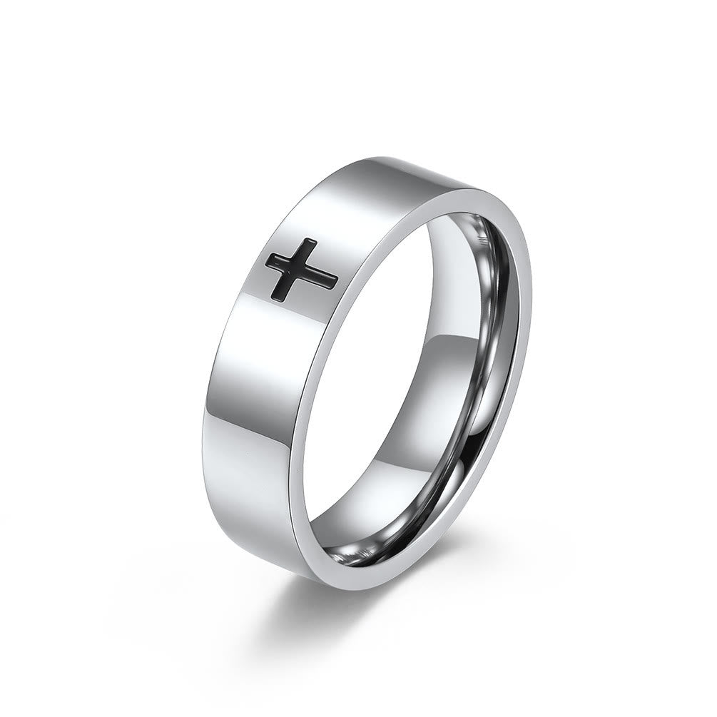 Two-Color Minimalist Cross Rings